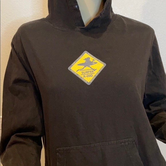 Surf N Sea Women’s Black Pullover Hoodie Size XS - Picture 4 of 9